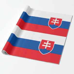 slowakische Flagge Geschenkpapier