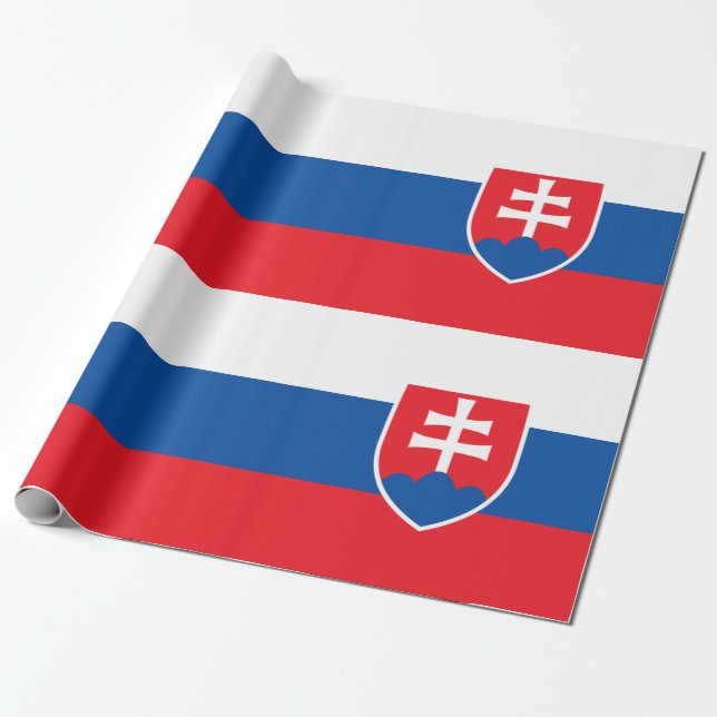 slowakische Flagge Geschenkpapier (Ungerollt)