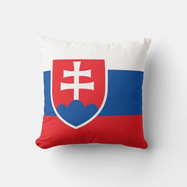 slowakische Flagge Kissen (Vorderseite)