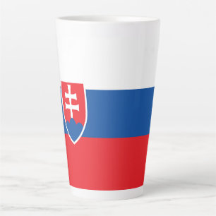 Slowakische Flagge Milchtasse