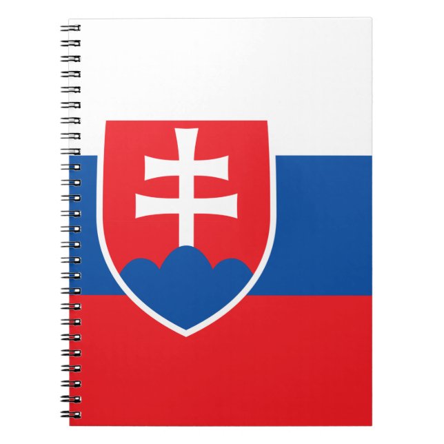 slowakische Flagge Notizblock (Vorderseite)