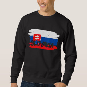 slowakische Flagge Sweatshirt