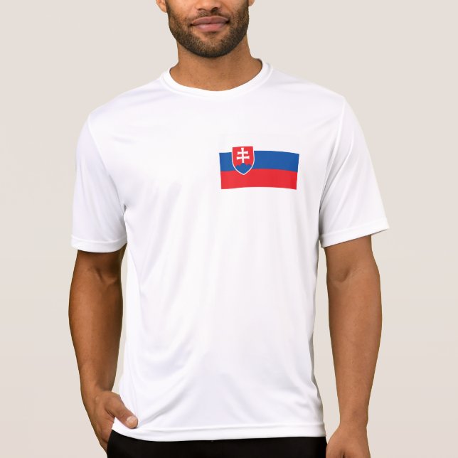 slowakische Flagge T-Shirt (Vorderseite)