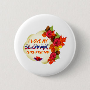 Slowakische Freundinentwürfe Button