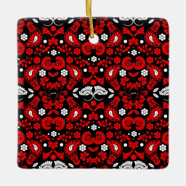 Slowakische Kunst Keramikornament (Vorderseite)