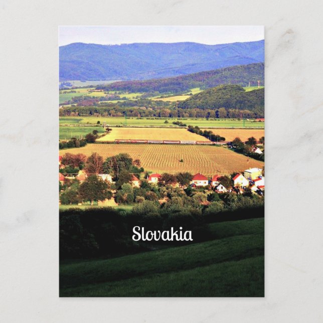 Slowakische Landschaft Postkarte (Vorderseite)