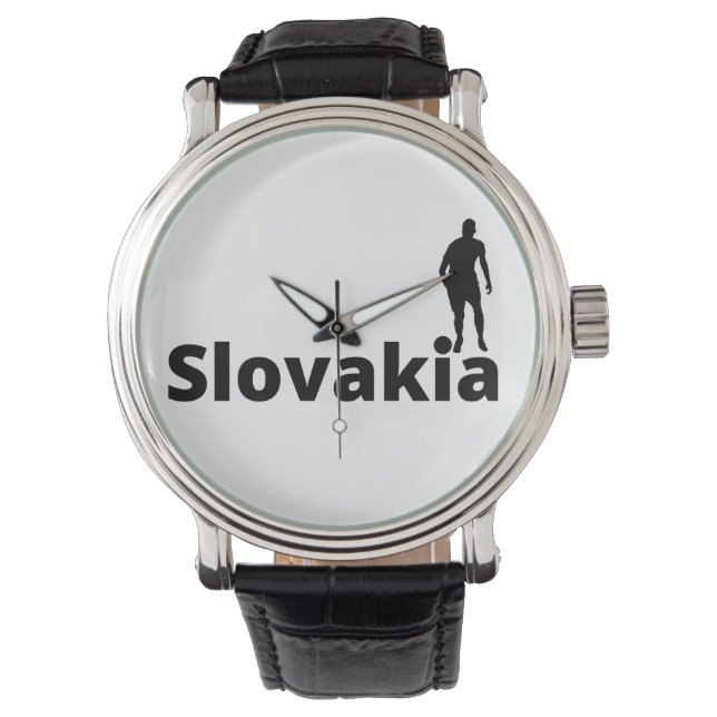 slowakischer Fußball Armbanduhr (Vorderseite)