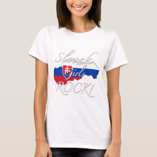 Slowakischer Mädchen-Felsen! T-Shirt