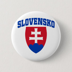 Slowakisches Emblem Button