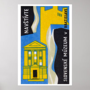 Slowakisches Museum - Streichholzschachtel-Druck - Poster