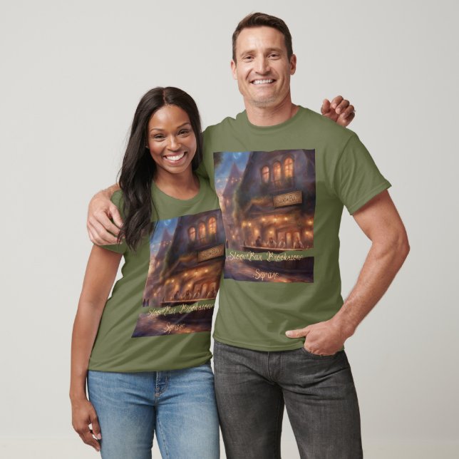 SlowBar Brookstone Square fiktive Bar T-Shirt (Unisex)