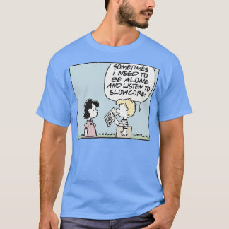 Slowcore-Vinyl-Schallplatten-Fan-Design T-Shirt