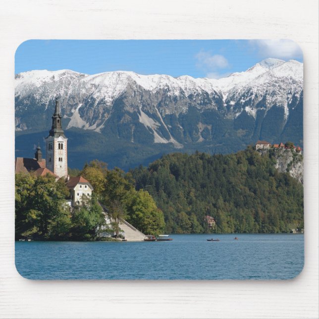 Slowenien, Bled, Bled, Bled Island, Bled 2 Mousepad (Vorne)