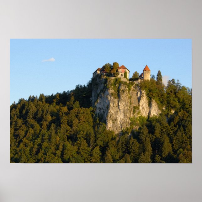 Slowenien, Bled, Bled-See, Bled Castle Poster (Vorne)