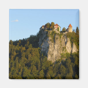 Slowenien, Bled, Bledsee, Burg Bled auf Magnet