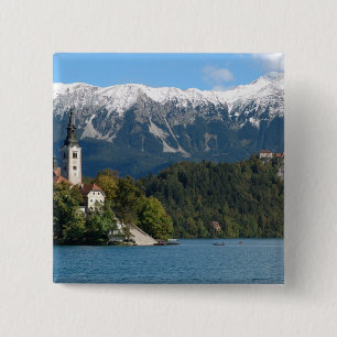 Slowenien, Bled, Bledsee, Insel Bled, Bled 2 Button