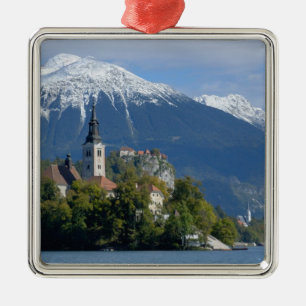 Slowenien, Bled, Bledsee, Insel Bled, Bled Silbernes Ornament