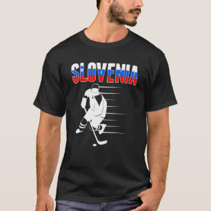Slowenien Eishockey Fans Slowenisches Hockey Team  T-Shirt
