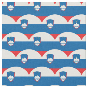 Slowenien Flag & Slowenien Trendy Fabric /mode Stoff