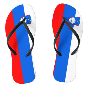 Slowenien-Flagge Flip Flops