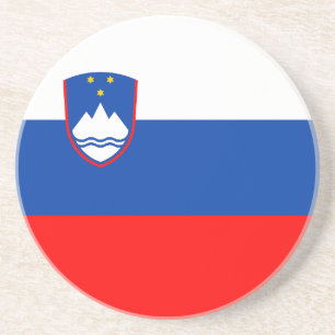 Slowenien-Flagge Getränkeuntersetzer
