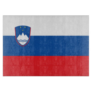Slowenien-Flagge Schneidebrett