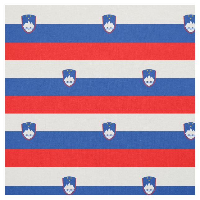 Slowenien-Flagge Stoff (Muster)