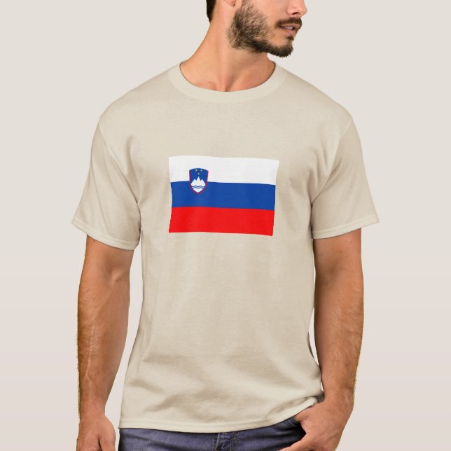 Slowenien-Flagge T-Shirt (Vorderseite)