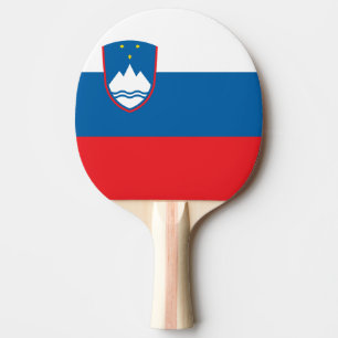 Slowenien-Flagge Tischtennis Schläger