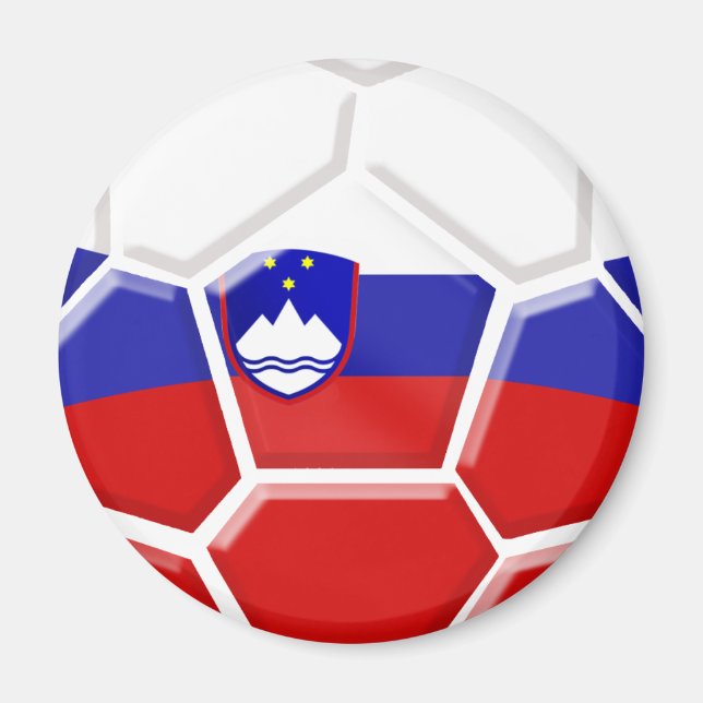 Slowenien Fußball Magnet (Vorne)
