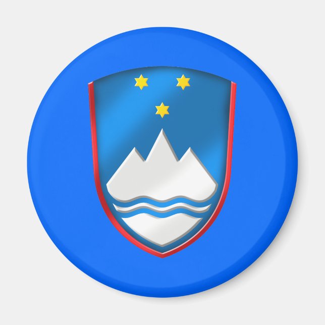 Slowenien Fußball Magnet (Vorne)