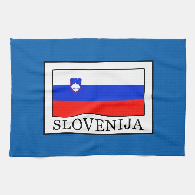 Slowenien Geschirrtuch (Horizontal)
