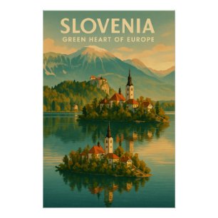 Slowenien – Grüner Herz Europas Poster