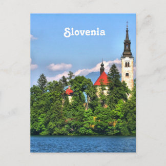 Slowenien Landschaft Postkarte