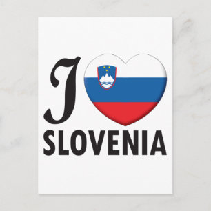 Slowenien Liebe Postkarte