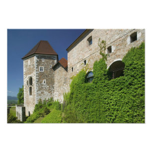 SLOWENIEN, Ljubljana: Burgberg / Ljubljana Fotodruck