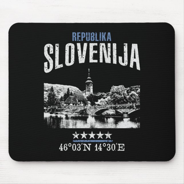 Slowenien Mousepad (Vorne)