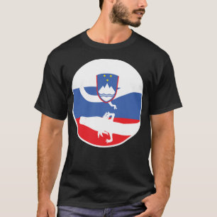 Slowenien Olm Slowenische Nationale Tierflagge T-Shirt