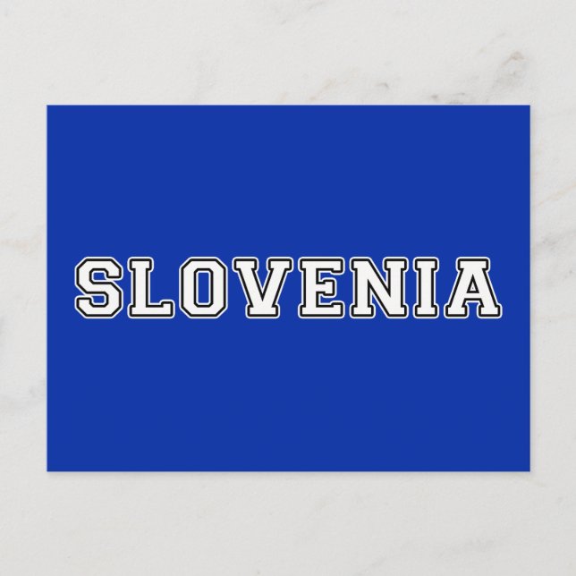 Slowenien Postkarte (Vorderseite)