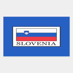 Slowenien Rechteckiger Aufkleber
