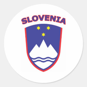 Slowenien Runder Aufkleber