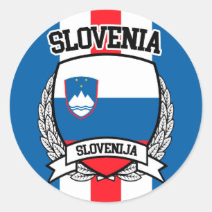 Slowenien Runder Aufkleber