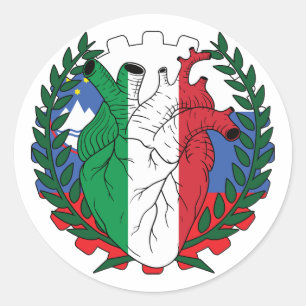 Slowenien Saint Josephs Day Italia Runder Aufkleber
