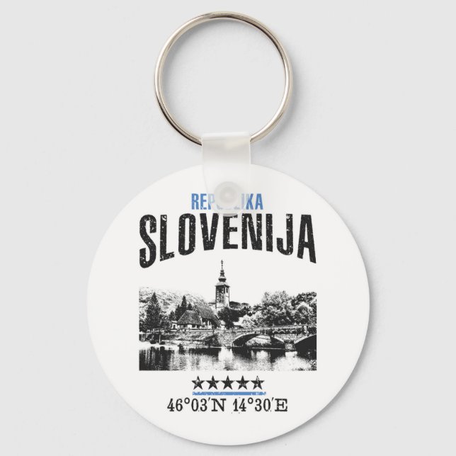 Slowenien Schlüsselanhänger (Vorderseite)
