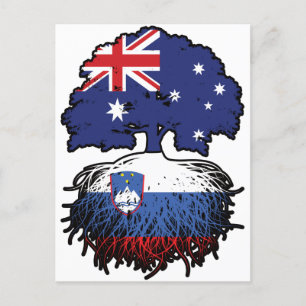 Slowenien Slowenien Australien Tree Roots Postkarte