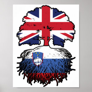 Slowenien, Vereinigtes Königreich Poster