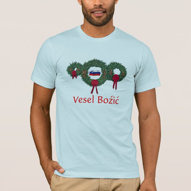 Slowenien-Weihnachten 2 T-Shirt (Vorderseite)