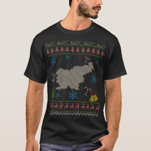 Slowenien-Weihnachtshässlicher Shirt-Slowene T-Shirt