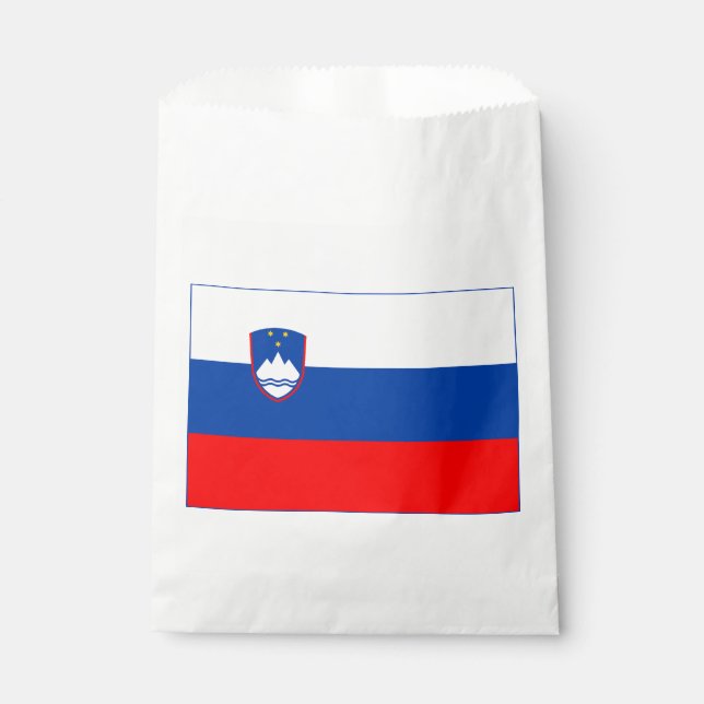 Slowenienflagge Geschenktütchen (Vorderseite)