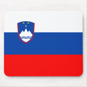 Slowenienflagge Mousepad